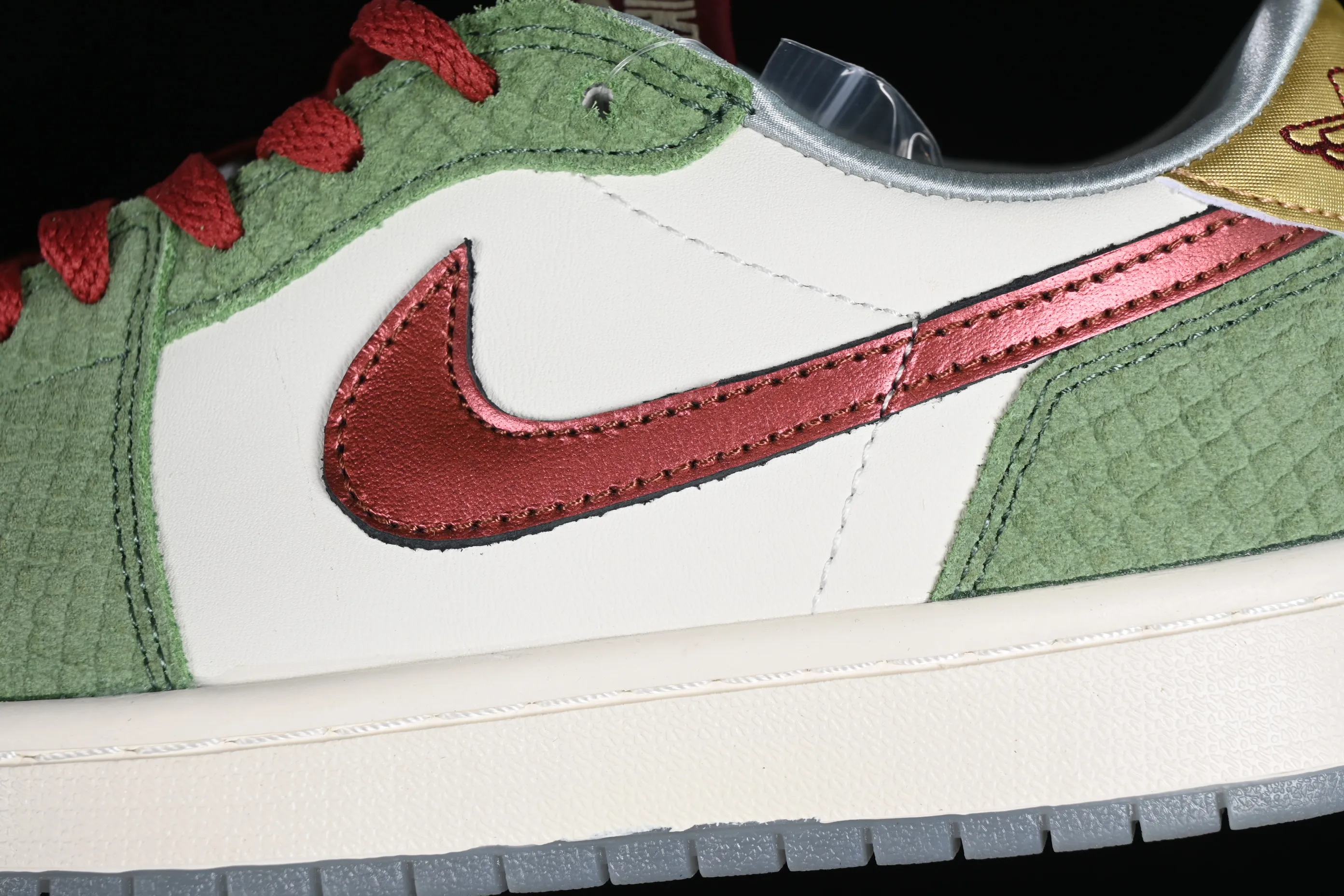 All categories Air Jordan Jordan series basketball shoes Air Jordan 1 Low Z version Air Jordan 1 Low CNY "Year of the Drago" AJ1 Joe 1 Year of the Dragon Limited Qinglong low-top cultural casual sneakers FN3727-100